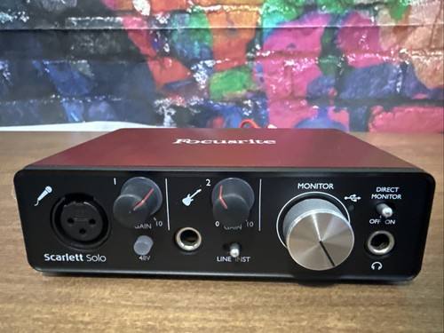 Focusrite scarlett solo 2nd - focusrite,