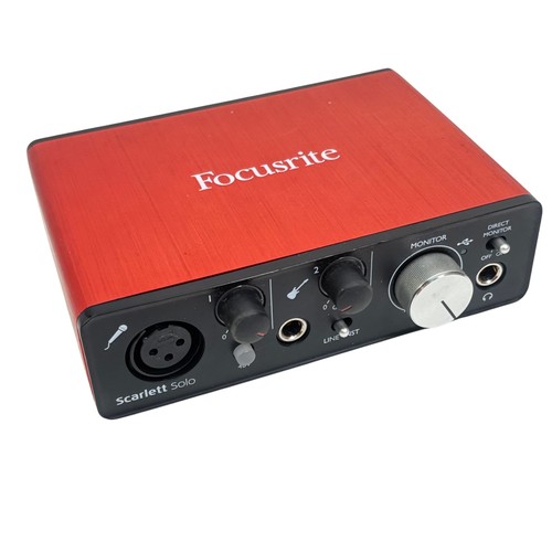 Focusrite scarlettsolo bit - focusrite,
