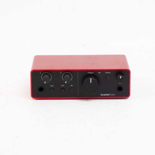 Focusrite scarlett 4th gen - gen, usb