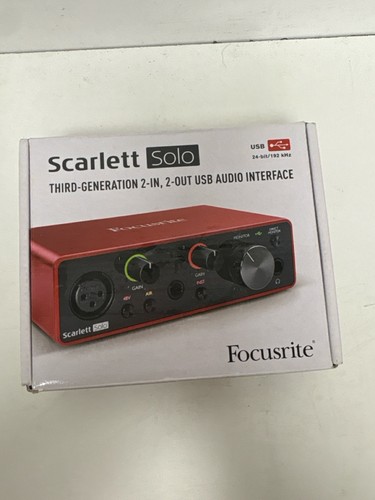 Focusrite scarlett solo iob - solo,