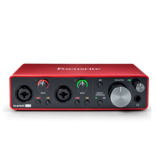 Focusrite scarlett 2i2 3rd gen - scarlett,