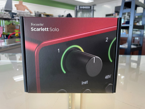Focusrite scarlett solo 4th - solo,