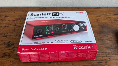 Focusrite scarlett 6i6 - focusrite, 2nd