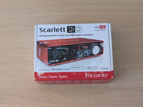 Focusrite scarlett 2i2 2nd gen - 2i2,