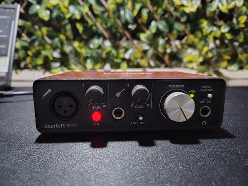 Focusrite scarlett solo 2nd - scarlett,