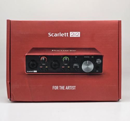 Focusrite scarlett 2i2 - scarlett, 3rd