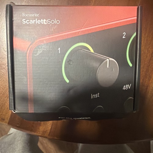 Focusrite scarlett solo 4th - focusrite,