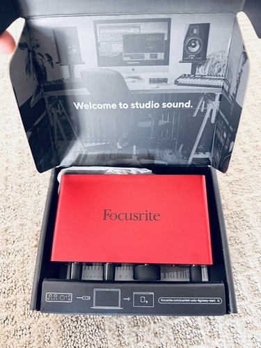 Focusrite scarlett solo - scarlett, 4th