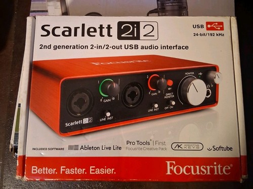Focusrite scarlett 2i2 - scarlett, 2nd