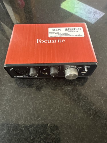Focusrite scarlett solo 2nd - solo,