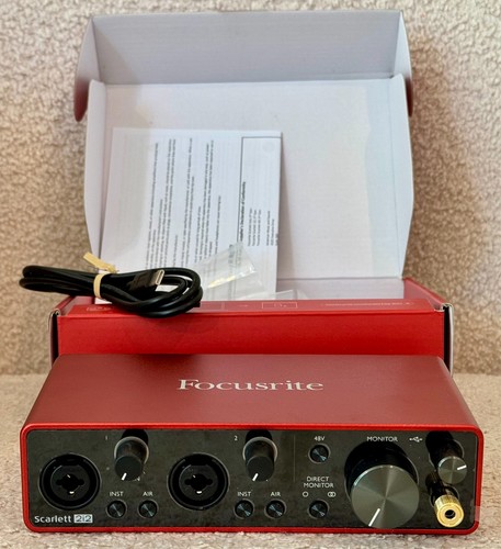Open box focusrite scarlett - box,