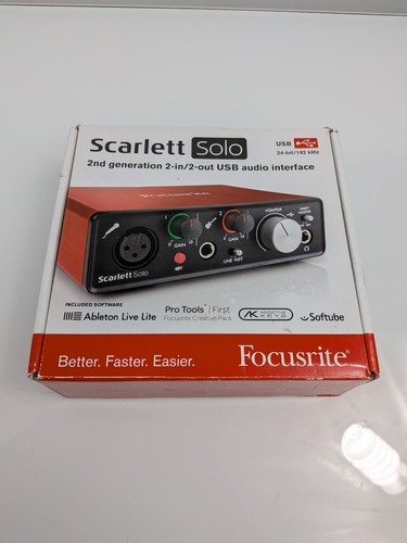 Focusrite scarlett solo - scarlett,