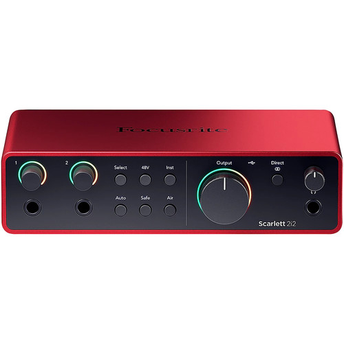 Focusrite scarlett 2i2 usbc - focusrite,