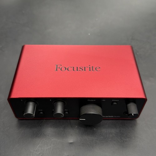 Used focusrite scarlett - used, solo